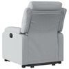 vidaXL Fauteuil inclinable Gris clair Tissu