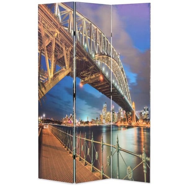 vidaXL Cloison de s&eacute;paration pliable 120x170 cm Pont Sydney Harbour