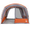 vidaXL Tente de voiture 4 personnes gris et orange imperm&eacute;able