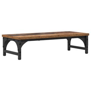vidaXL Support de moniteur Bois ancien 55 x 23 x 14 cm