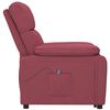vidaXL Fauteuil Rouge bordeaux Tissu