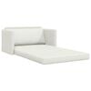vidaXL Canap&eacute;-Lit 110cm Blanc Simili cuir