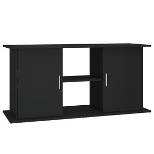 vidaXL Support pour aquarium noir 121x41x58 cm bois d'ing&eacute;nierie