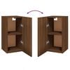 vidaXL Meubles TV 2 pcs Ch&ecirc;ne marron 30,5x30x60 cm Bois d'ing&eacute;nierie