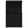vidaXL Cabinet de chevet 2 pcs Ch&ecirc;ne noir 35 x 35 x 55 cm