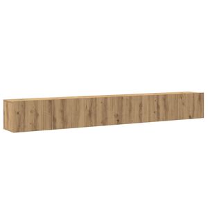 vidaXL Ensemble de meuble TV mural 3 pcs ch&ecirc;ne artisanal