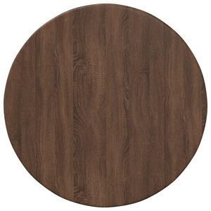 vidaXL Plateau de table Ch&ecirc;ne marron &Oslash; 40 x 1,5 cm Bois d'ing&eacute;nierie