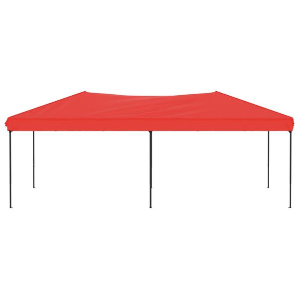 vidaXL Tente de réception pliable Rouge 3x6 m