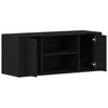 vidaXL Meuble TV Chêne noir 100 x 35 x 40 cm Bois d'ingénierie