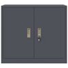 vidaXL Armoire de rangement Anthracite 80 x 40 x 70 cm Acier