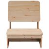 vidaXL Chaise de jardin 60x64x70,5 cm bois de pin massif