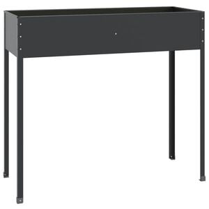 vidaXL Jardini&egrave;re Anthracite 100,5x40,5x90 cm Acier galvanis&eacute;