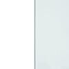 vidaXL Plaque de verre pour chemin&eacute;e rectangulaire 80x50 cm