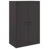 vidaXL Buffet noir 67x39x107 cm acier