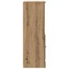 vidaXL Buffet haut chêne artisanal 36x35,5x103,5 cm bois d'ingénierie