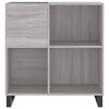 vidaXL Armoire à disques sonoma gris 84,5x38x89 cm bois d'ingénierie