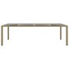 vidaXL Ensemble &agrave; manger de jardin 11pcs R&eacute;sine tress&eacute;e Beige