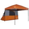 vidaXL Ensemble de Tentes de Camping 2 pc 4 personne Orange