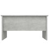 vidaXL Table basse gris béton 80x50x42,5 cm bois d'ingénierie
