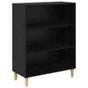 vidaXL Buffet Ch&ecirc;ne noir 69,5 x 32,5 x 90 cm Bois d'ing&eacute;nierie