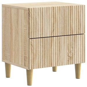 vidaXL Cabinet de chevet Ch&ecirc;ne Sonoma 43 x 34,5 x 48 cm