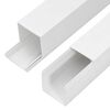 vidaXL Goulotte de c&acirc;ble 33x33 mm 30 m PVC