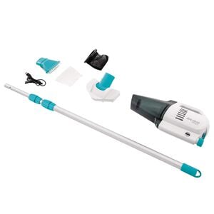 INTEX Aspirateur de spa et de piscine rechargeable Blanc et bleu clair