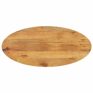 vidaXL Dessus de table 140x50x3,8 cm ovale bois massif de manguier