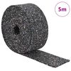 vidaXL Rouleau de granulat en caoutchouc Noir 500 x 8 x 0,6 cm