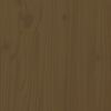 vidaXL T&ecirc;te de lit Marron miel 80,5x4x100 cm Bois massif de pin