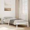 vidaXL Cadre de lit extra long sans matelas 90x210 cm bois massif pin