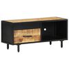 vidaXL Meuble TV 90x30x40 cm Bois de manguier brut