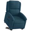 vidaXL Fauteuil inclinable bleu velours