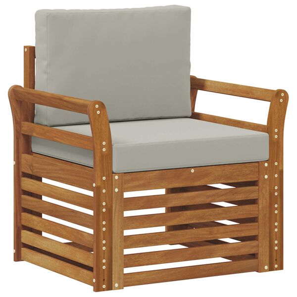 vidaXL Ensemble de canap&eacute;s d'ext&eacute;rieur Naturel 75,5 x 63 x 73 cm