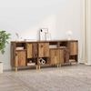 vidaXL Buffets 3 pcs Bois Ancien 60 x 35 x 70 cm Bois d'ing&eacute;nierie