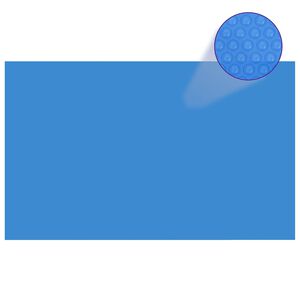 vidaXL B&acirc;che de piscine rectangulaire 260 x 160 cm PE Bleu