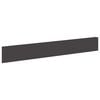 vidaXL Bordure de Pelouse 20 pc 100 x 15 cm Acier Noir