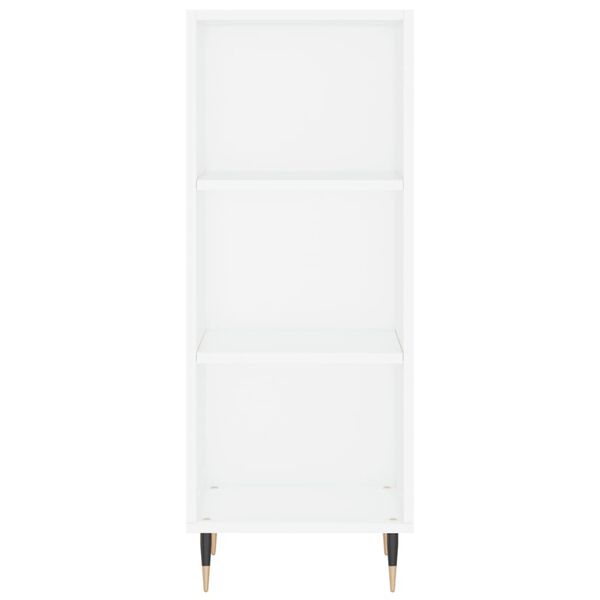 vidaXL Buffet blanc 34,5x32,5x90 cm bois d'ing&eacute;nierie