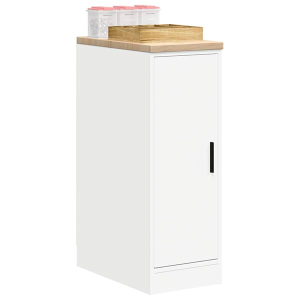 vidaXL Armoire de rangement de garage blanc 30x51x85 cm bois de pin