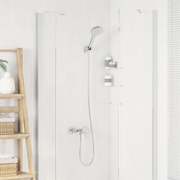 vidaXL Ensemble de Douche Chrome G 1 / 2 pouces Laiton