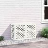 vidaXL Housse de climatiseur Blanc 90 x 40 x 60 cm Acier