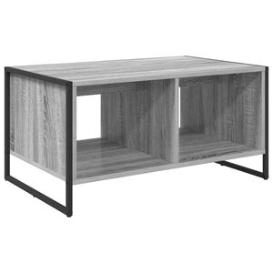 vidaXL Table basse Gris Sonoma 80 x 50 x 40 cm Bois d'ing&eacute;nierie