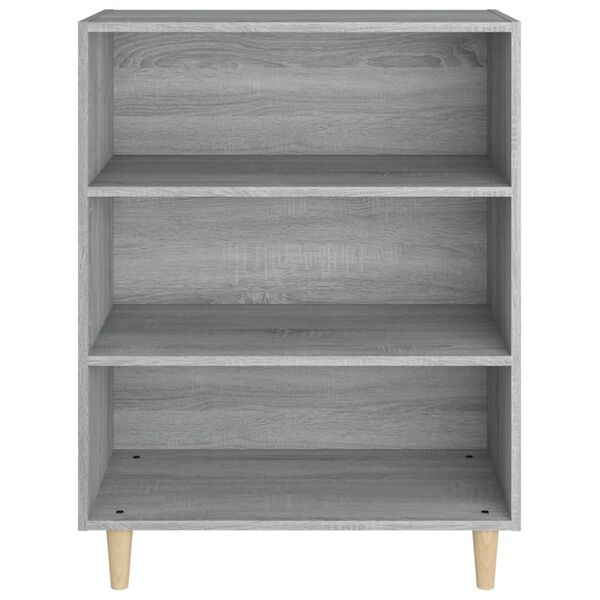 vidaXL Buffet Sonoma gris 69,5x32,5x90 cm Bois d'ingénierie