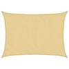 vidaXL Voile d'ombrage sable 7x5 m 100 % polyester oxford