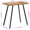 vidaXL Table de bar 110x55x105 cm bois de teck solide