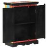 vidaXL Buffet peint à la main avec portes 53x30x75 cm Bois de manguier