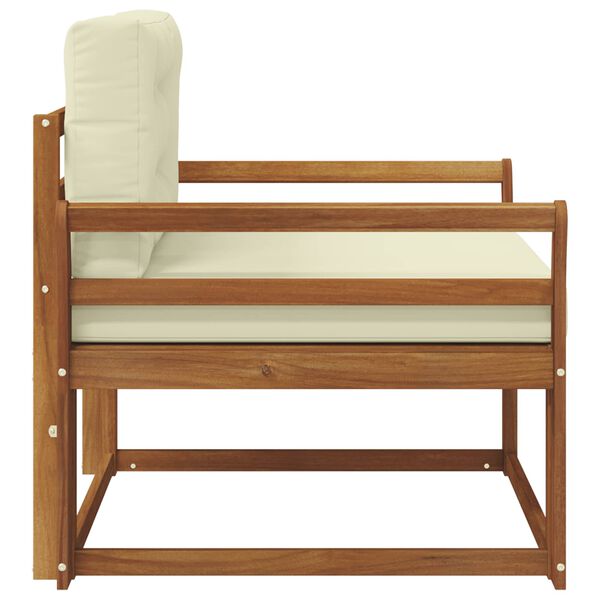 vidaXL Sofa de milieu ext&eacute;rieur Bois d'Acacia Massif Naturel