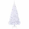 vidaXL Sapin de No&euml;l artificiel avec 300 LED Blanc 210 cm PVC et Acier