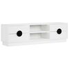 vidaXL Meuble TV VENRAY 137,5 x 33 x 40 cm Blanc