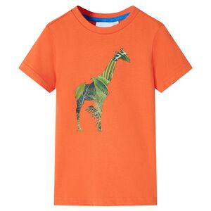 T-shirt pour enfants orange vif 104